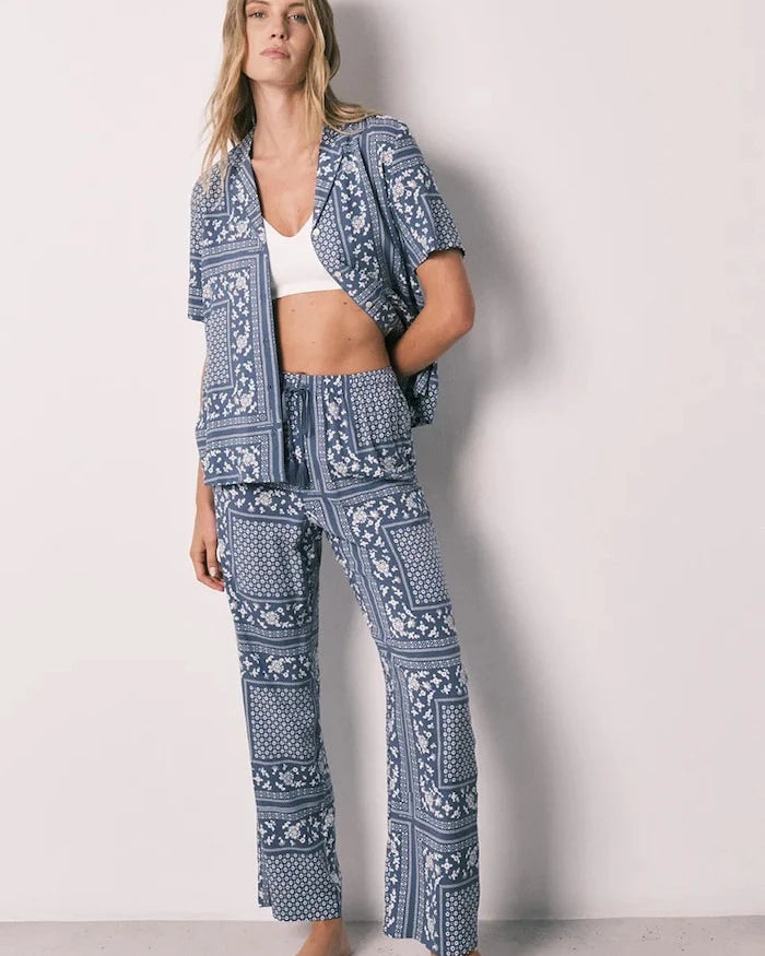 women'secret вискозlu iki parçalı kadın pijama