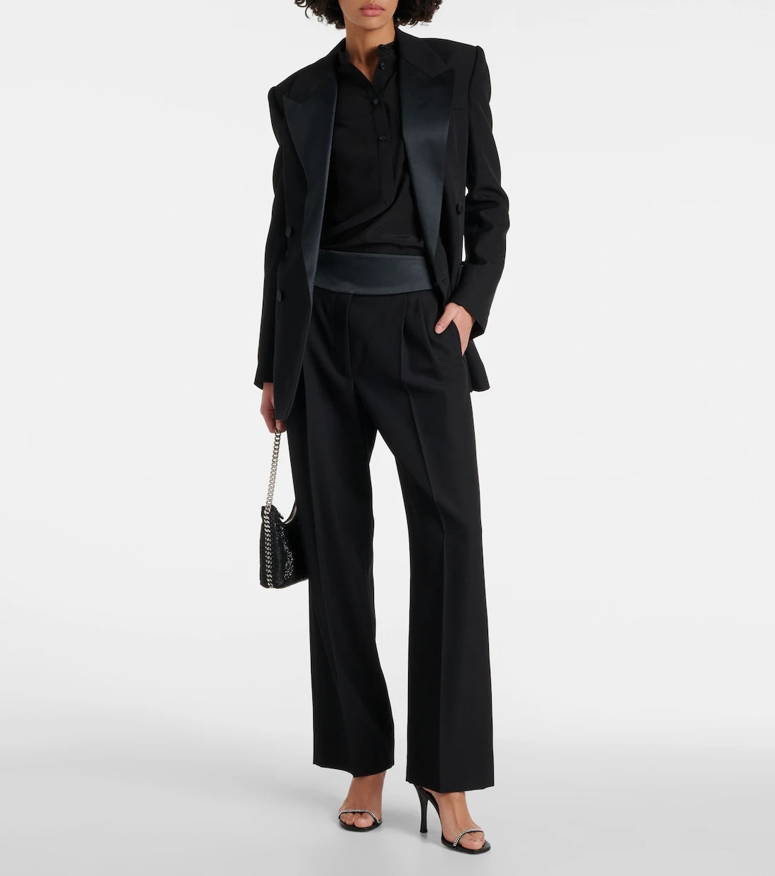 Stella McCartney - Wool tuxedo pants