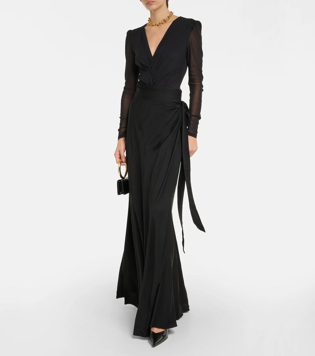 Diane von Furstenberg - Krisa satin maxi skirt