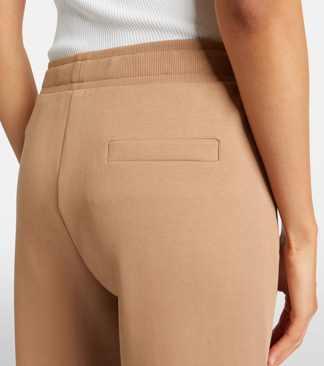 'S Max Mara - Cotton-blend jersey wide-leg sweatpants