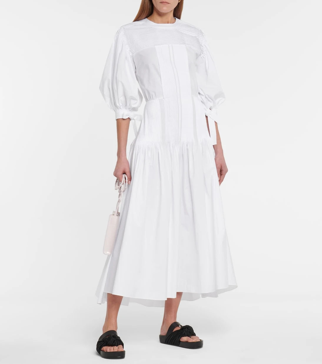 Jil Sander - Cotton midi dress