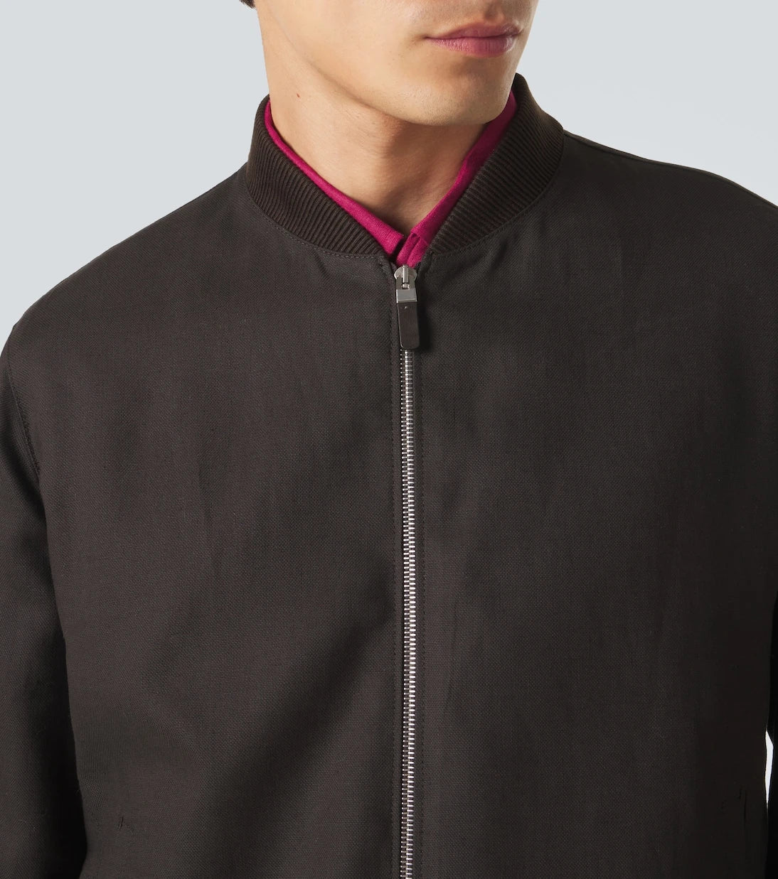 Zegna - Linen bomber jacket