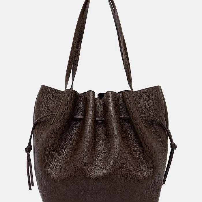 Yuzefi чанта tote дамска от кожа SCALLOP