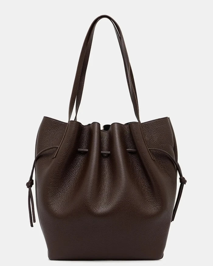 Yuzefi чанта tote дамска от кожа SCALLOP