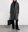 Joseph Grey Double-Faced Wool-Cashmere Costa Coat