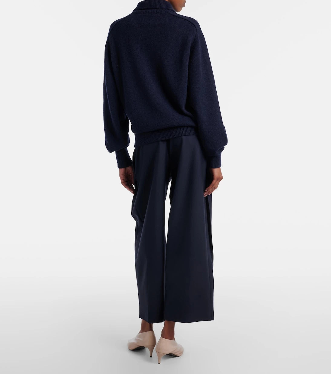 Khaite - Roma virgin wool wide-leg pants