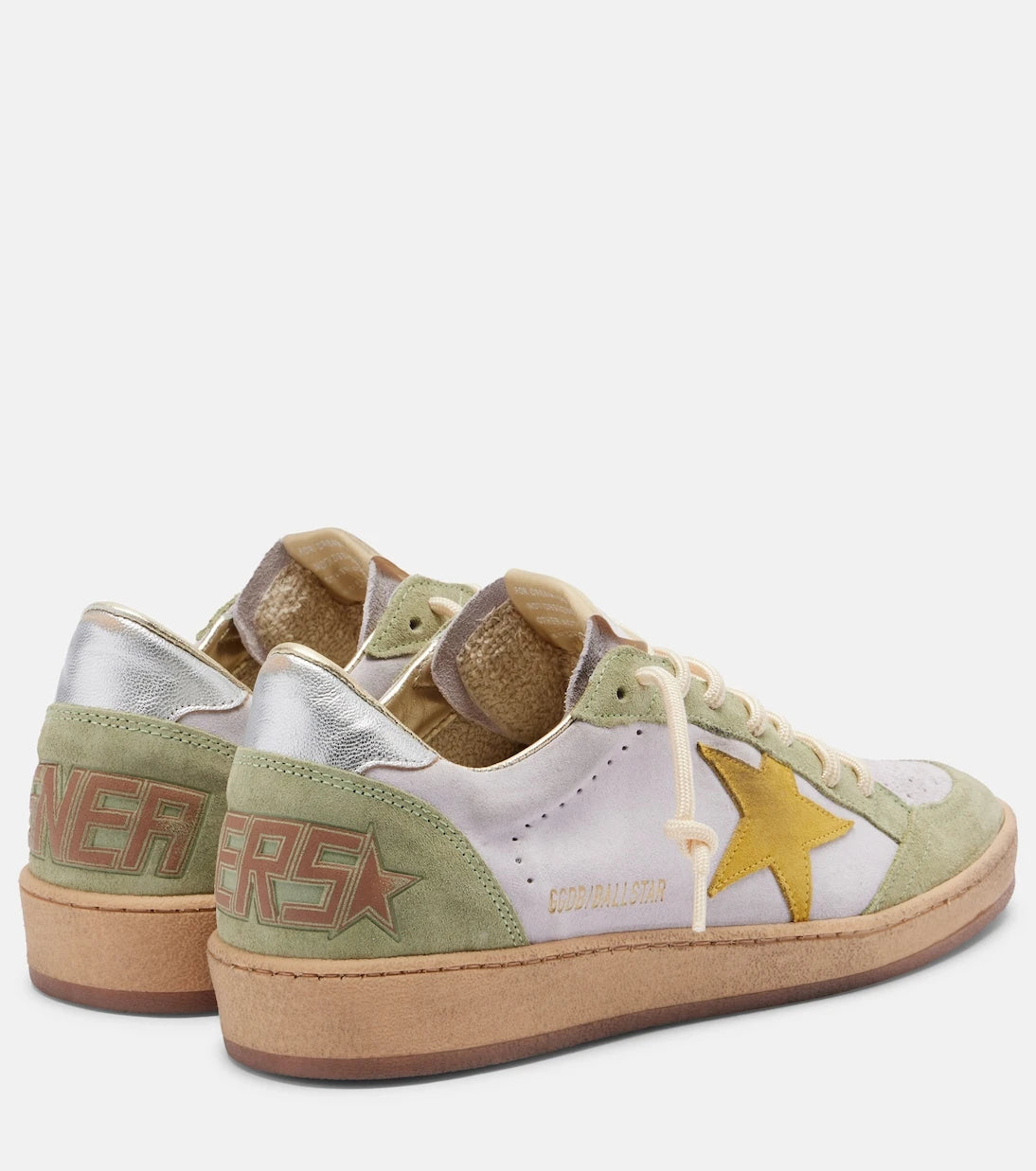 Golden Goose - حذاء سنيكرز بال ستار من الشمواه