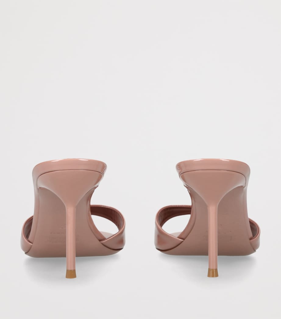 Patent Leather Lidia Mules 70 BLUSH