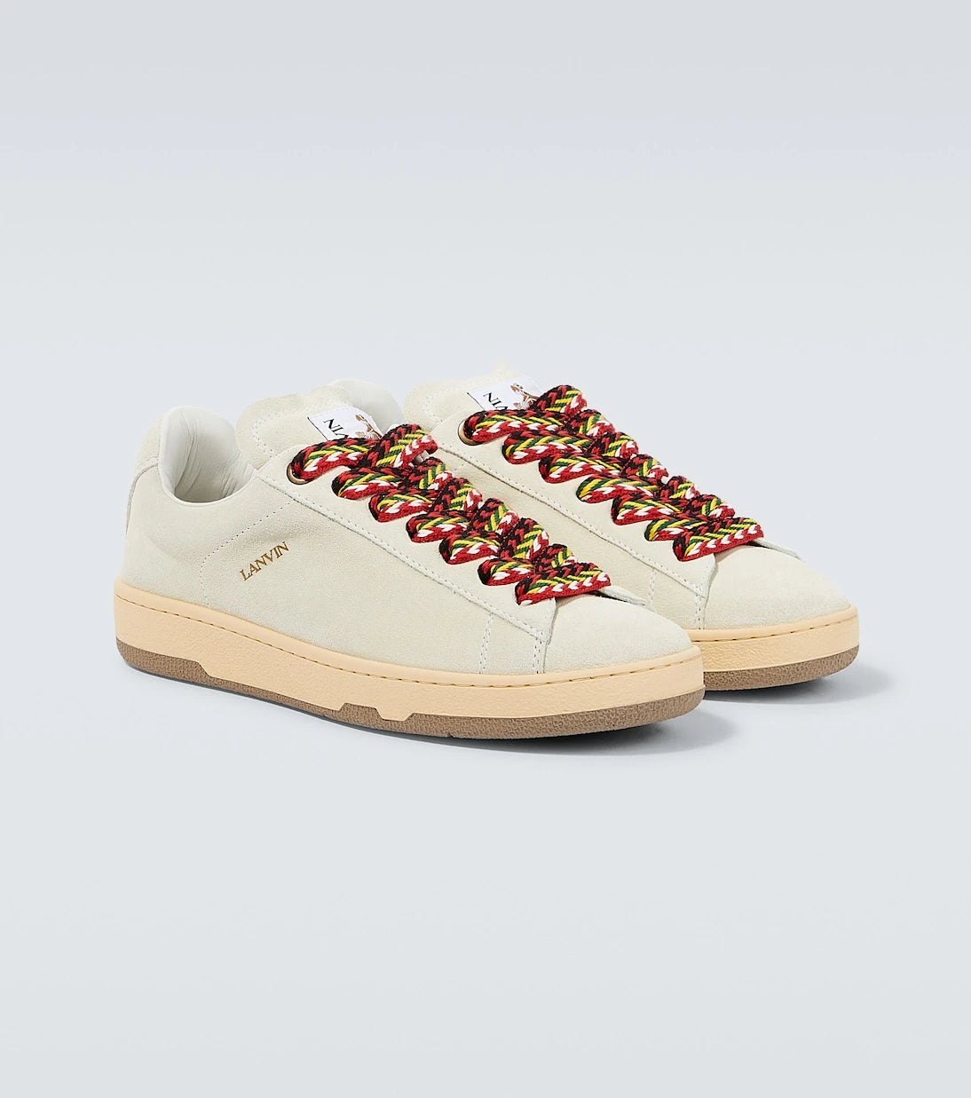 Lanvin - Lite Curb suede sneakers