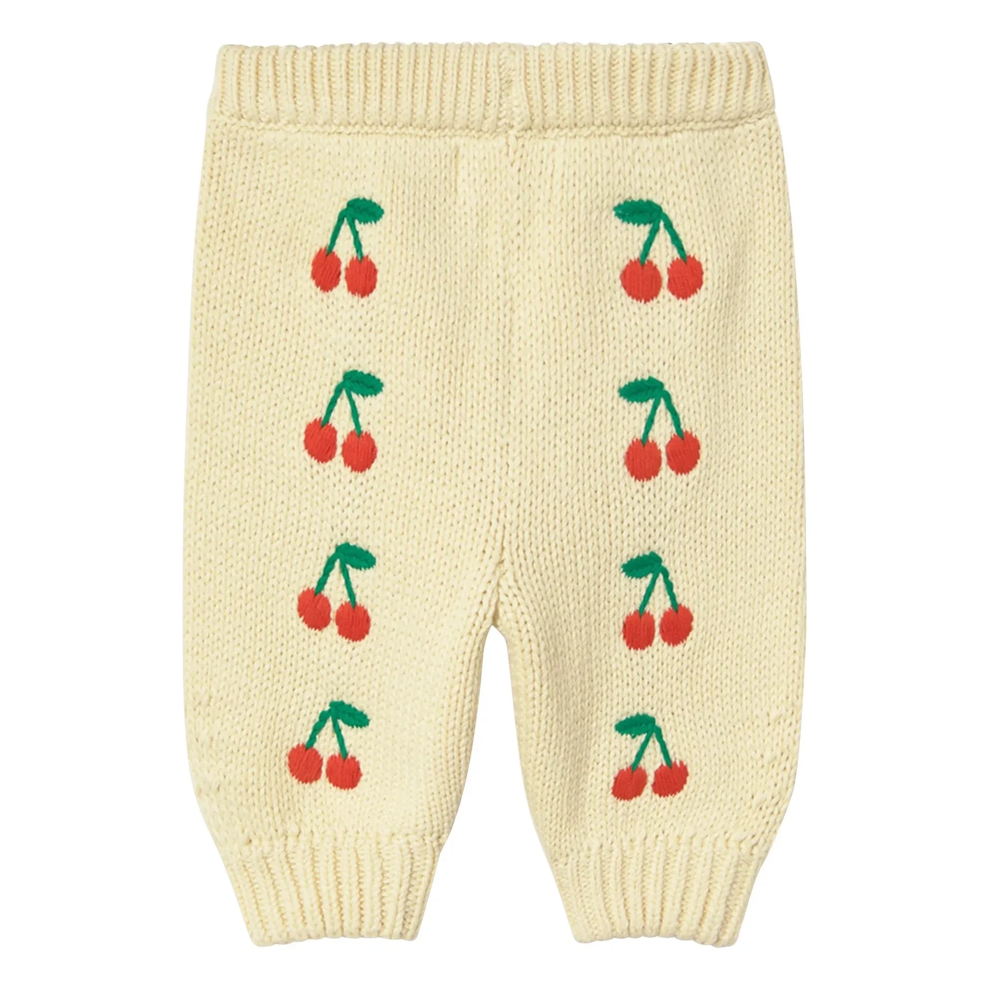 Tinycottons - Cerises Maille Pants | Yellow