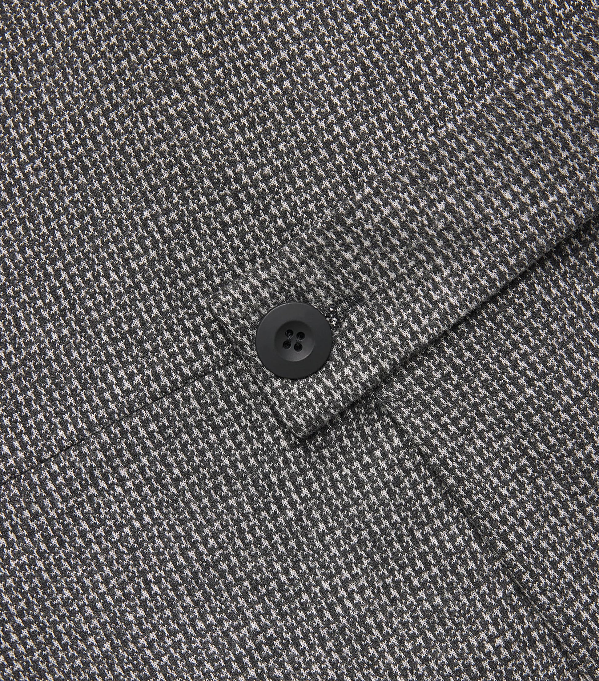 Houndstooth Tailored Mini Dress DARK GREY