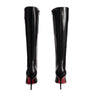Christian Louboutin Black Kate Botta Nappa Leather Boots 85