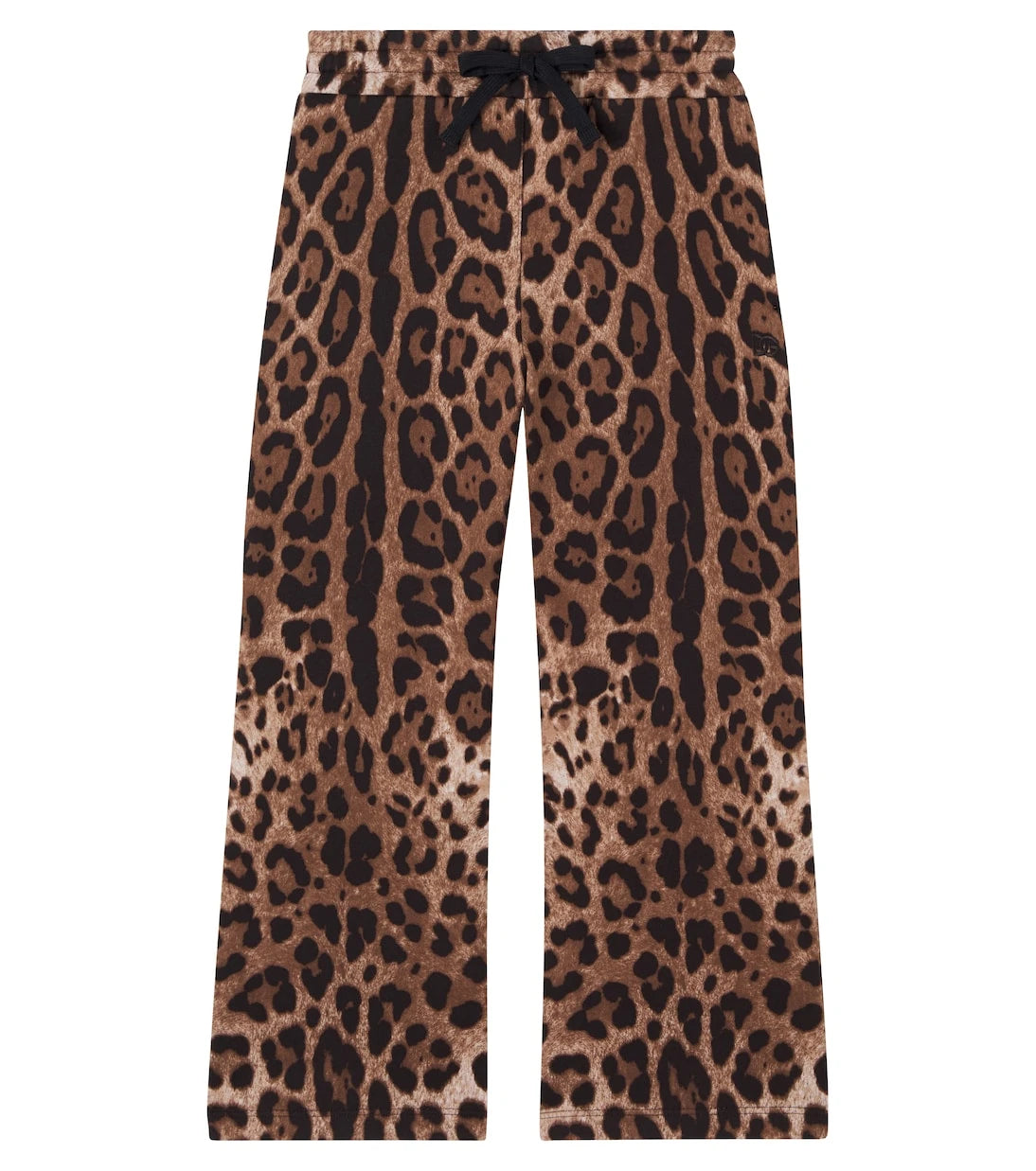 Dolce&Gabbana Kids - Leopard-print cotton jersey sweatpants