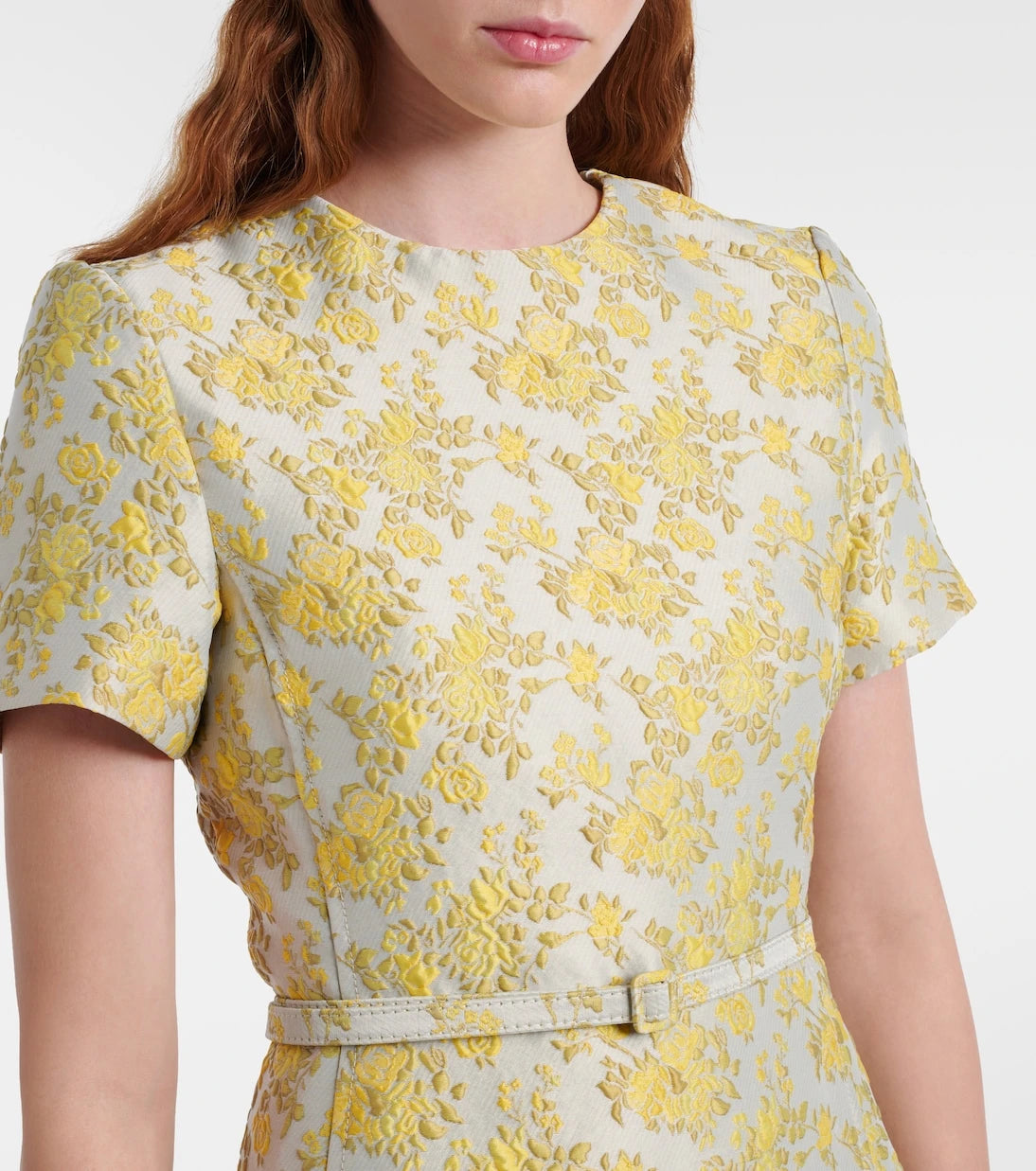 Simkhai - Caraline floral jacquard cocktail dress