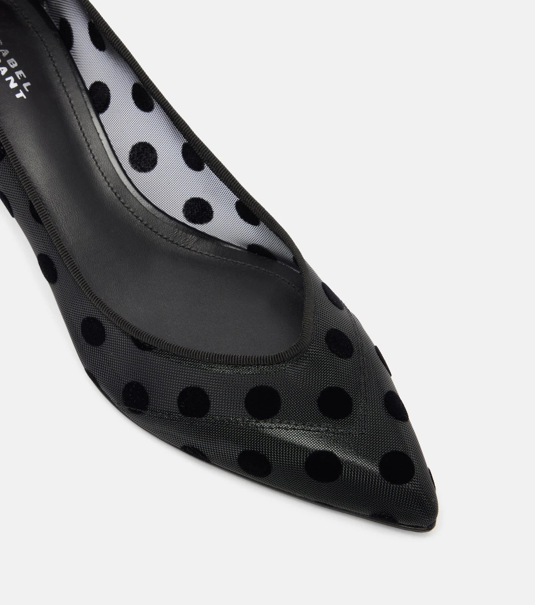 Isabel Marant - Peleo 55 polka-dot mesh pumps