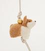 White Felt Corgi Charm