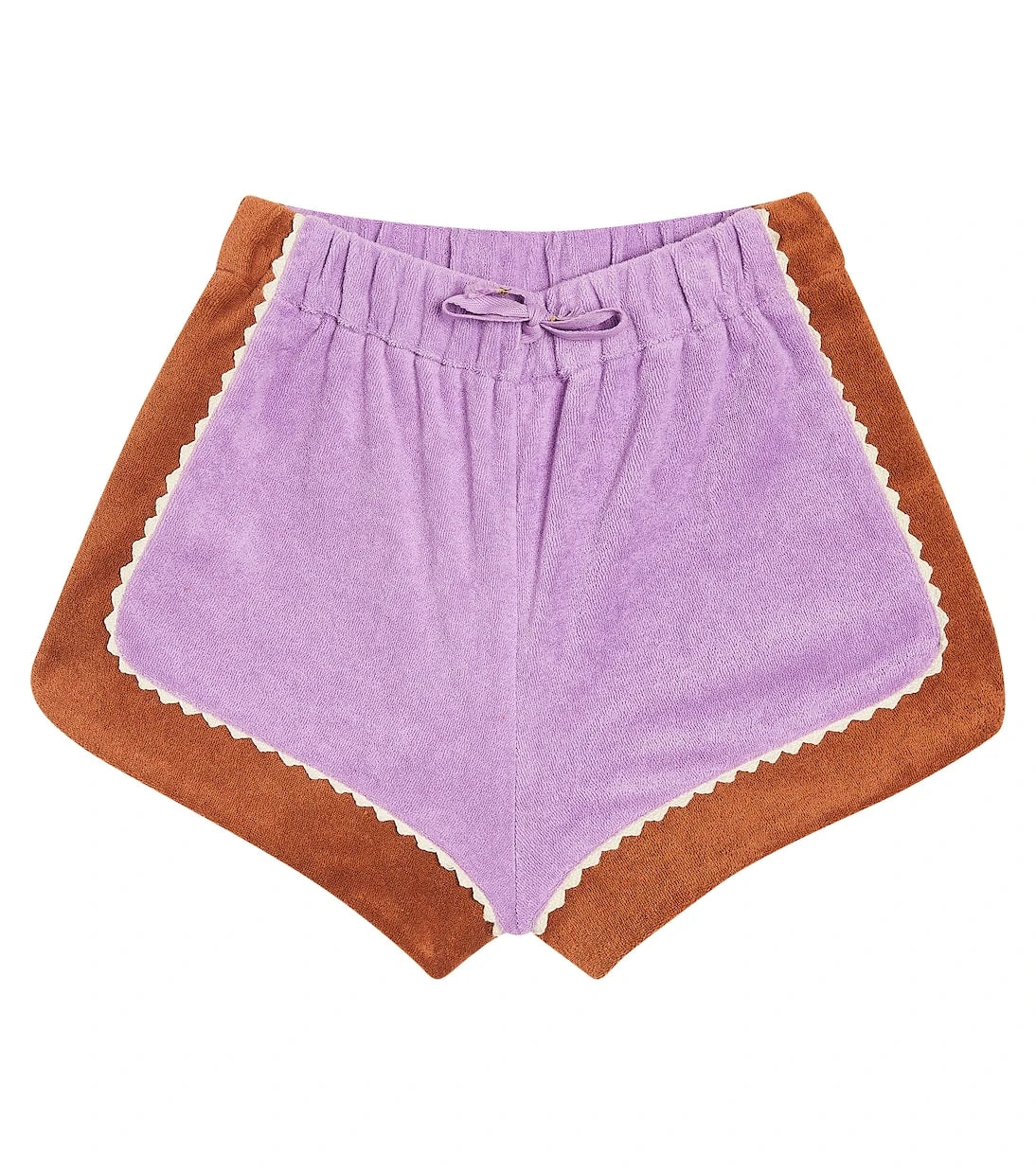 Zimmermann Kids - August colorblocked terry shorts
