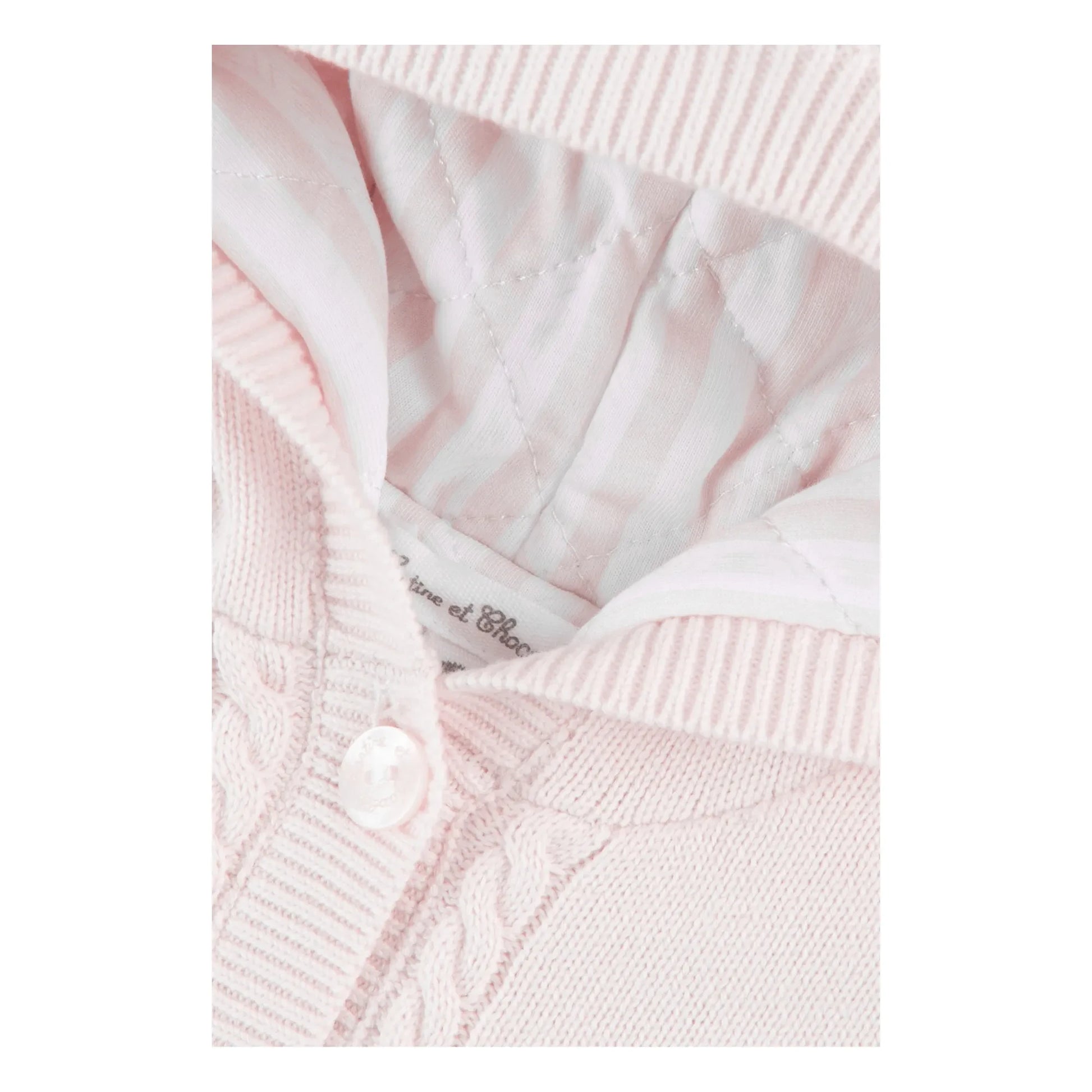 Tartine et Chocolat - Knitted Jacket | Pale Pink