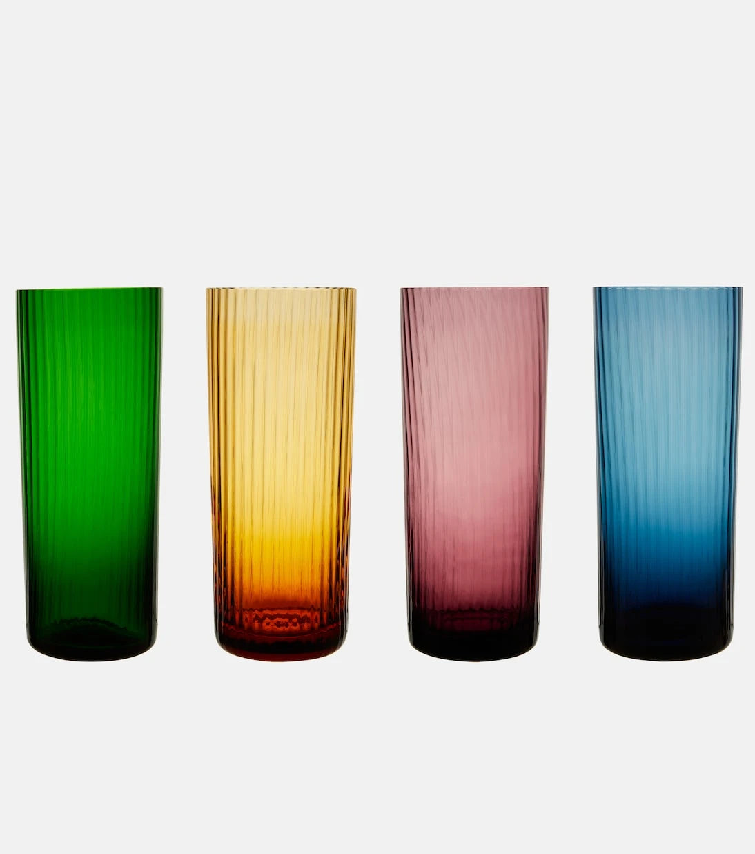La DoubleJ - Misty Rainbow Mix set of 4 tumblers