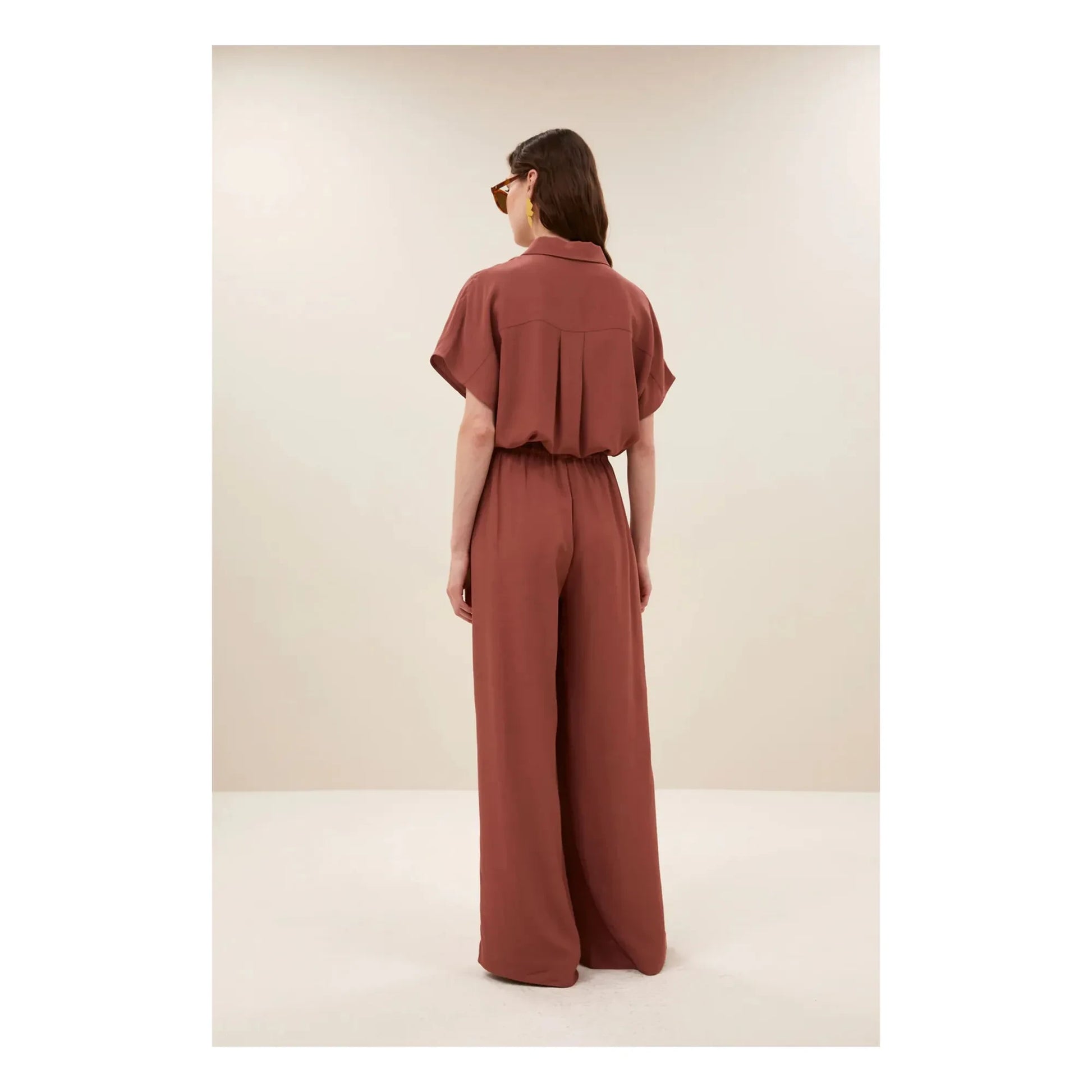 By Bar - Benji pants | Brick red
