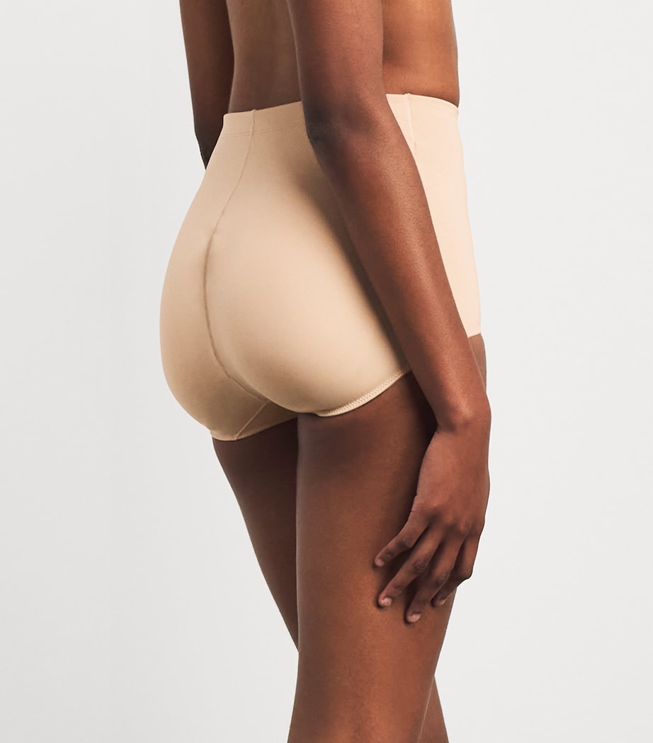 Beige Butt Enhancing Padded Briefs