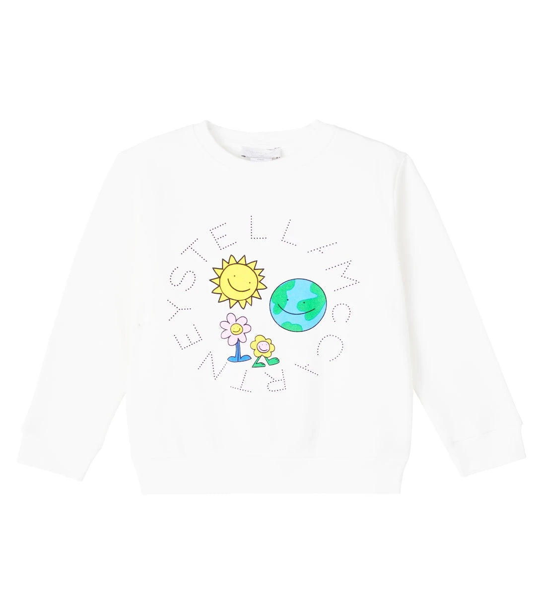 Stella McCartney Kids - Logo printed cotton jersey sweatshirt