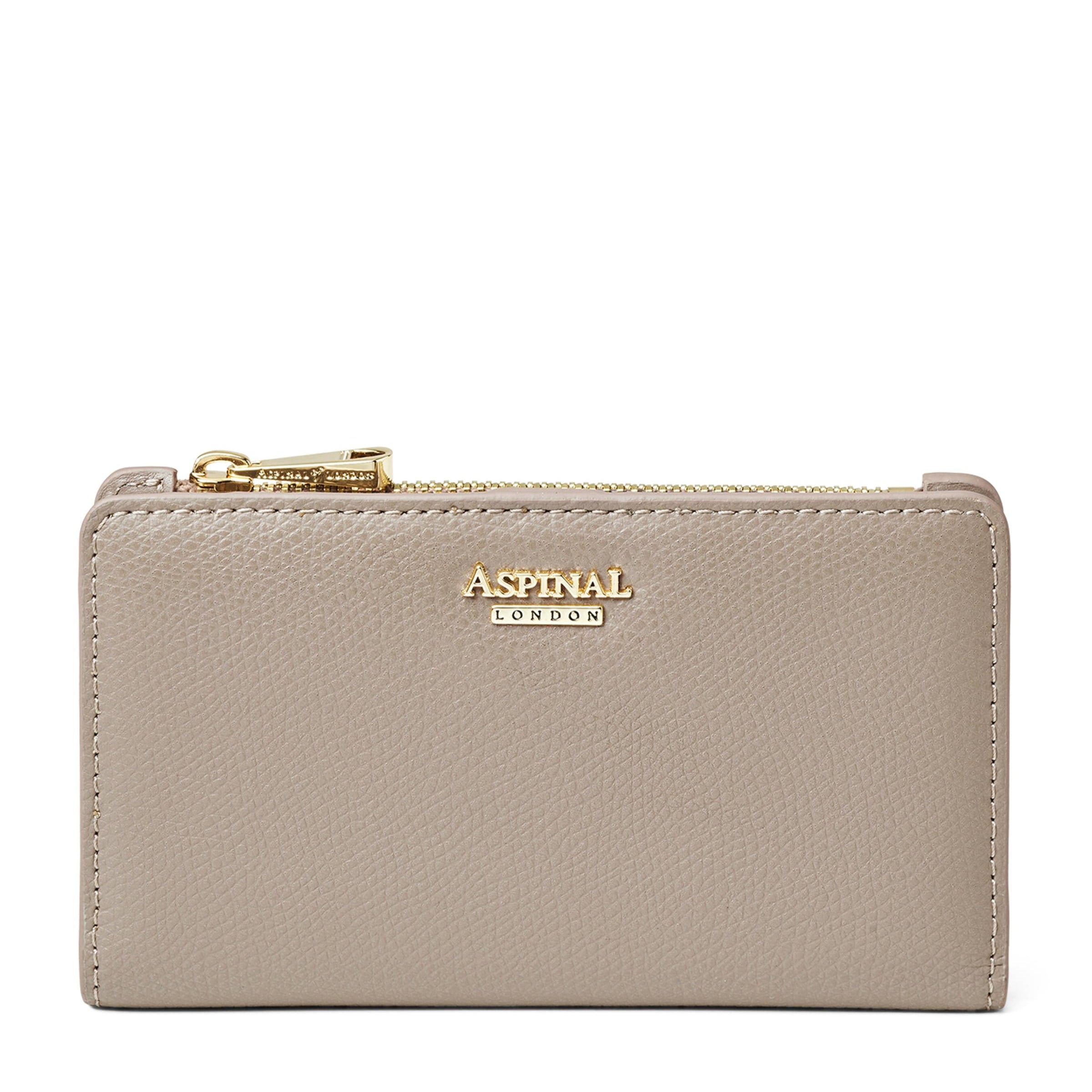 Aspinal Of London Neutral Small Leather Mayfair Purse