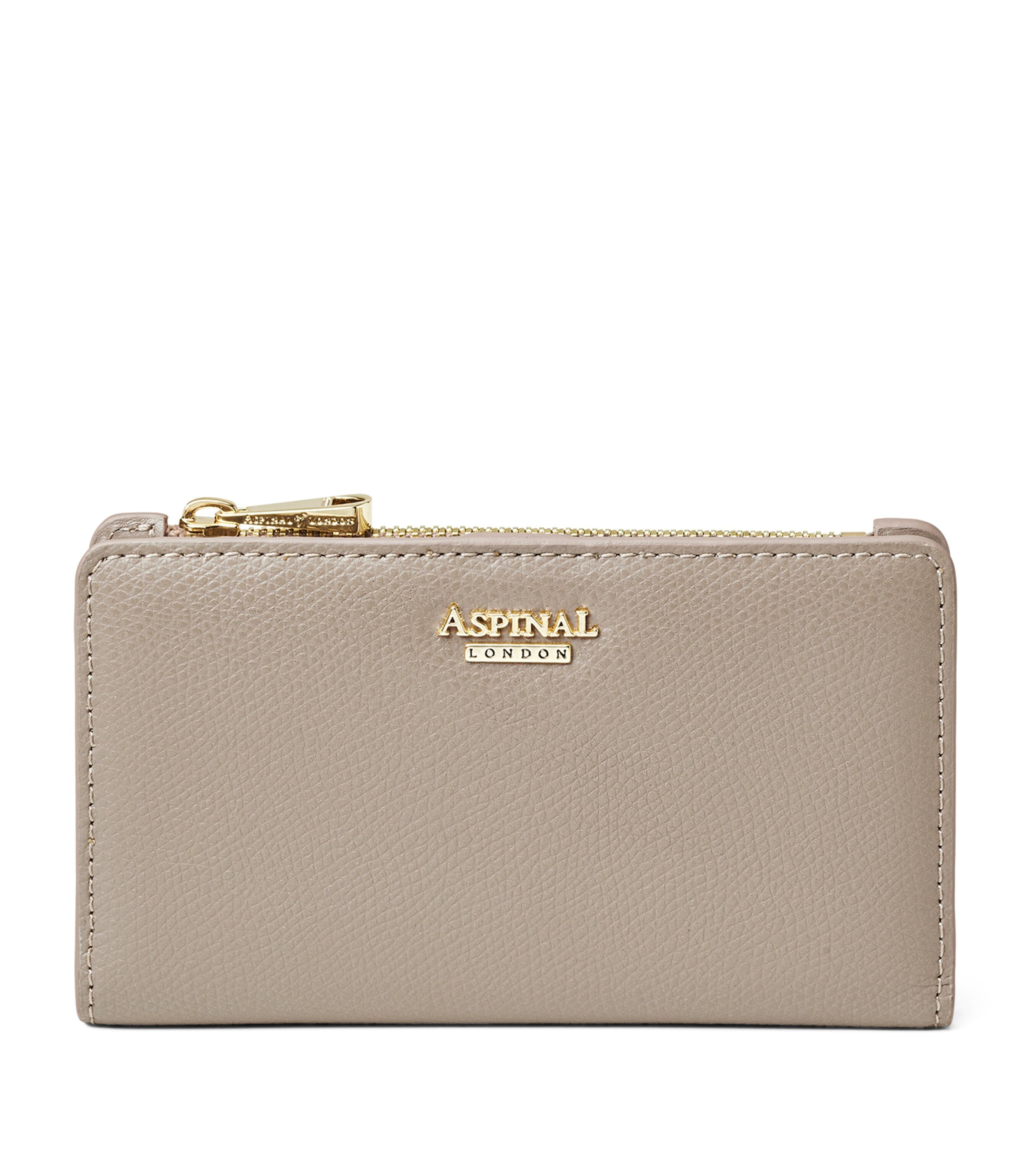 Aspinal Of London Neutral Small Leather Mayfair Purse