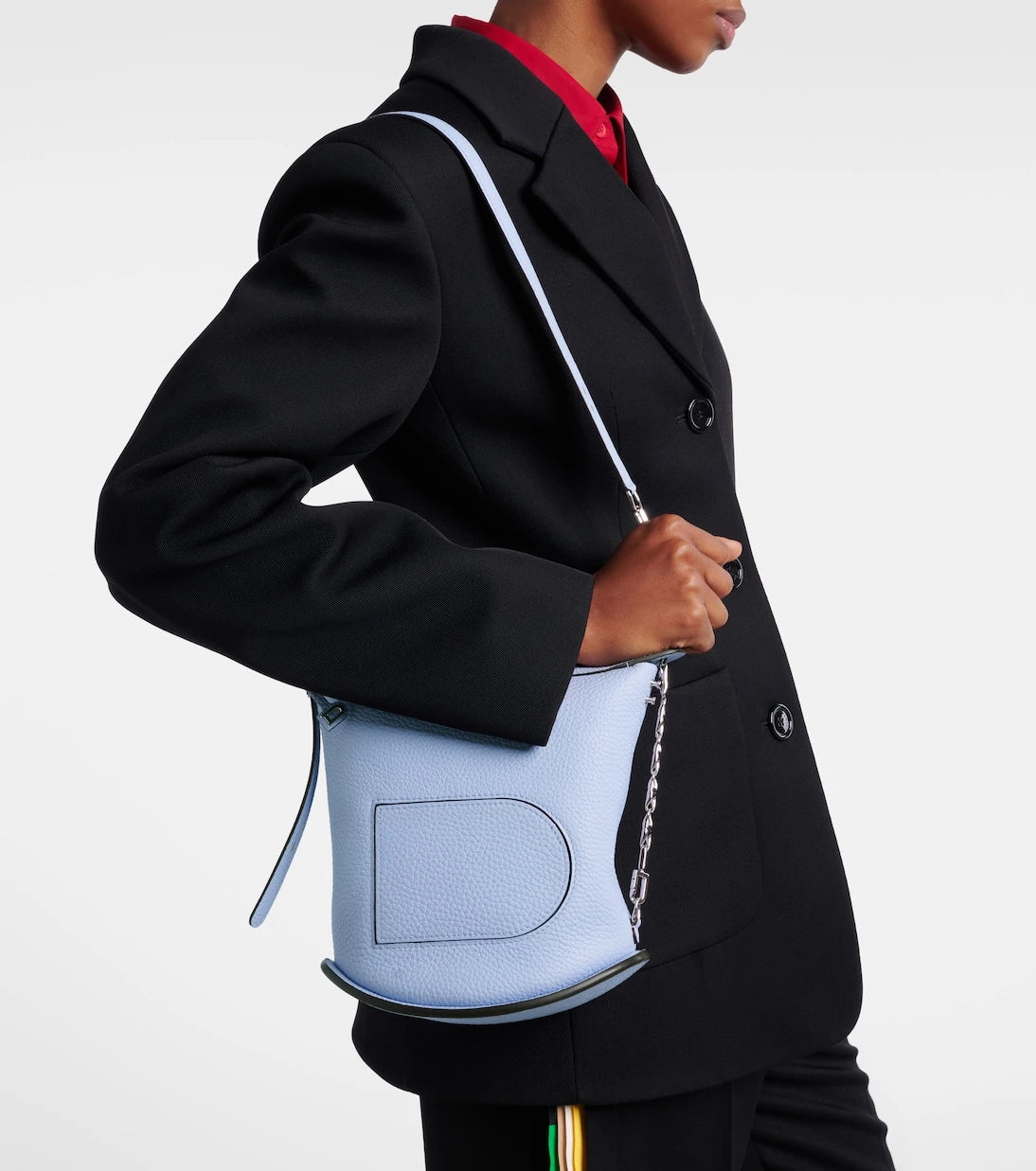 Delvaux - Pin Twist leather shoulder bag