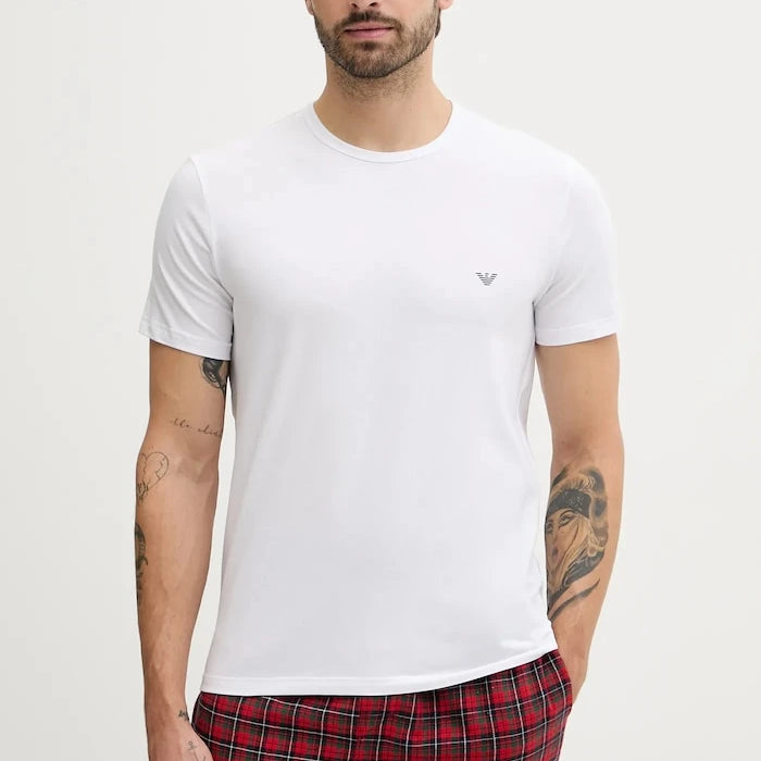 Emporio Armani Underwear basic erkek pamuk ve elastan tişört 2 adet