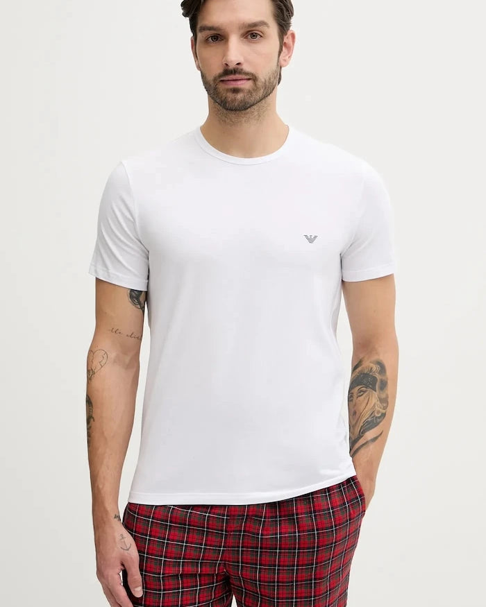Emporio Armani Underwear basic erkek pamuk ve elastan tişört 2 adet