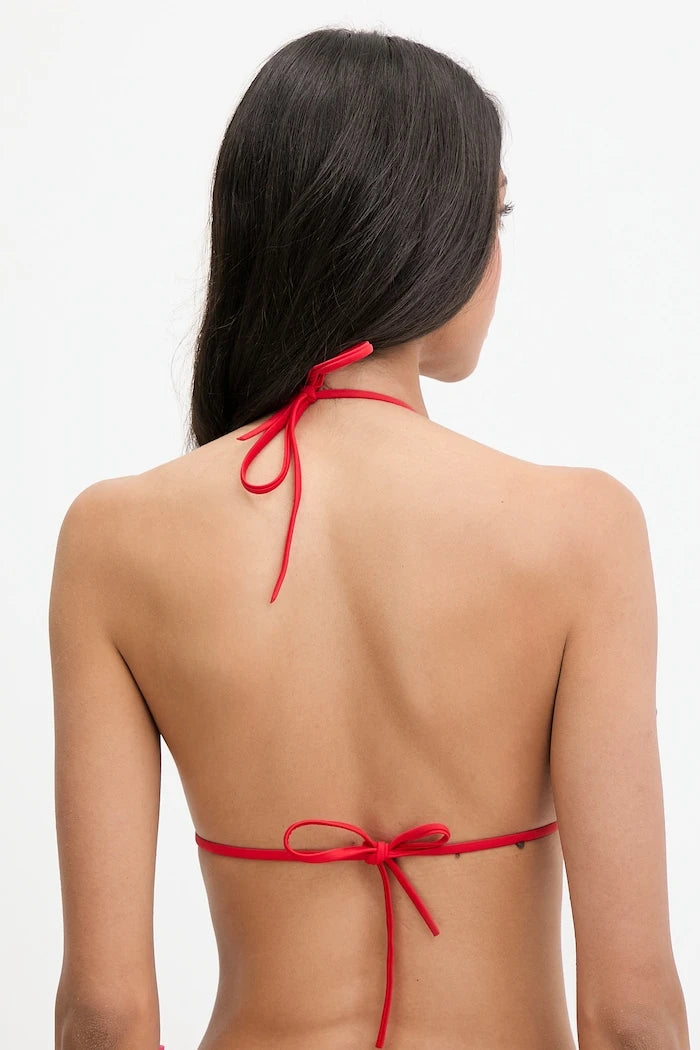 HUGO kadın MONOGRAM TRIANGLE bikini üstü