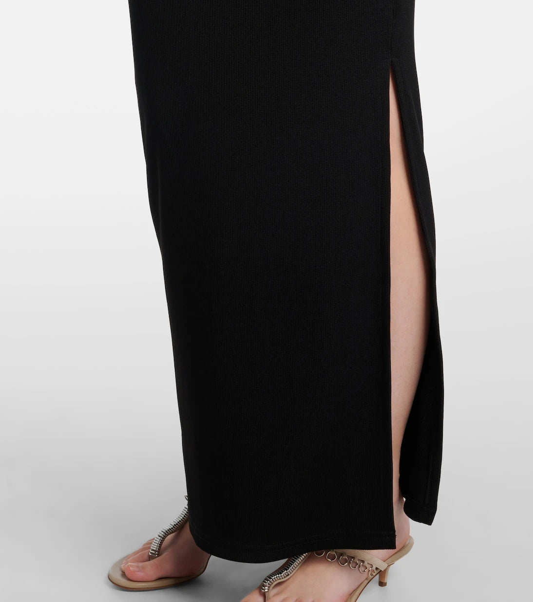 Christopher Esber - Crystal Pin embellished jersey maxi dress
