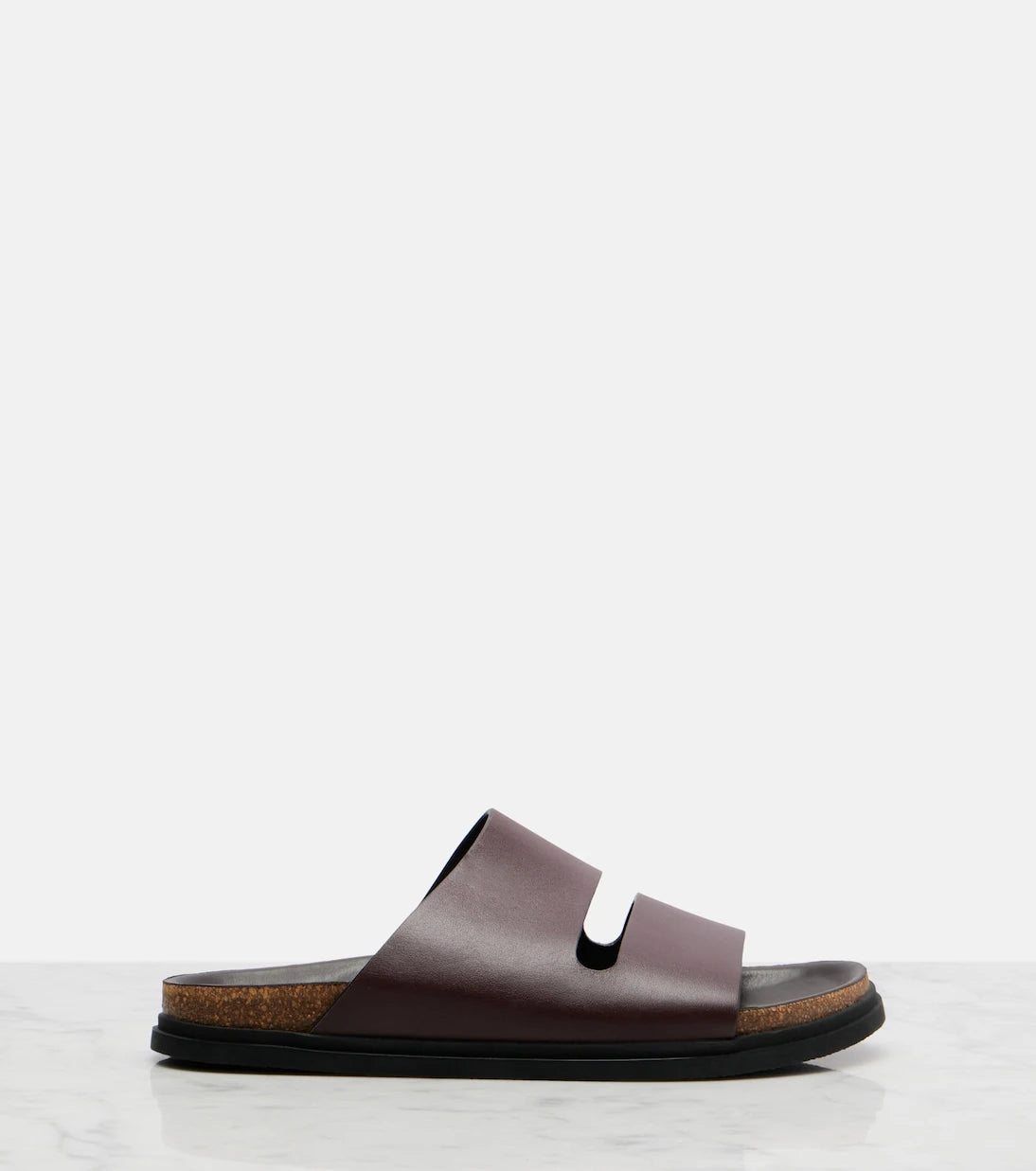 The Row - Band leather slides