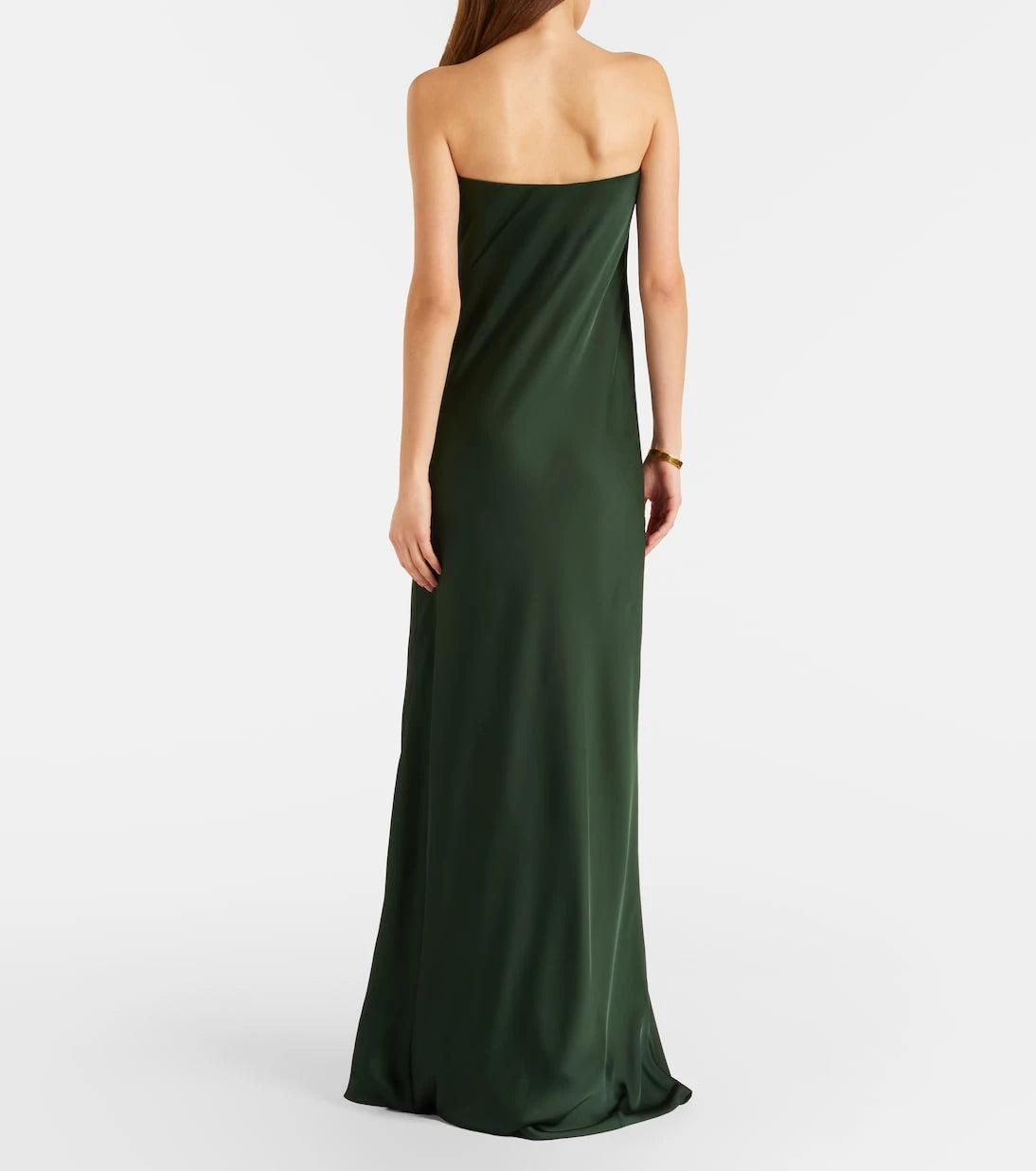 Norma Kamali - Strapless satin gown