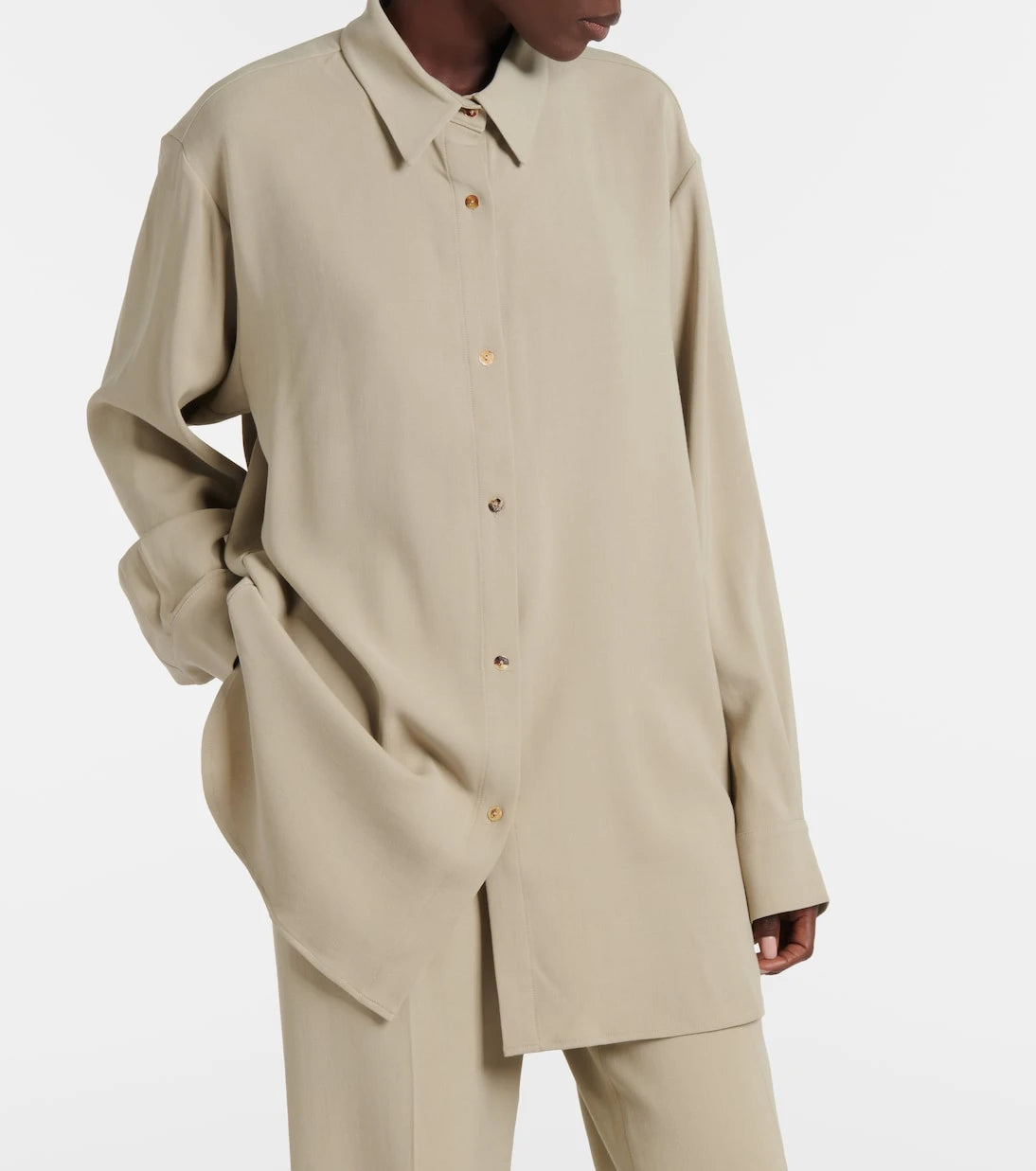 Tove - Rumer wool-blend shirt
