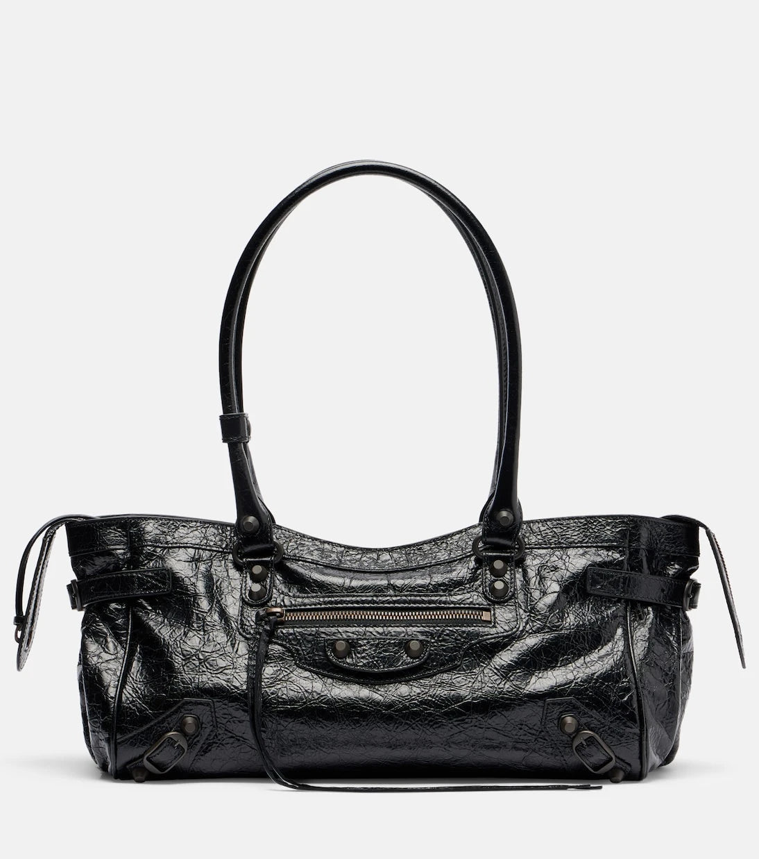 Balenciaga - Le City East-West leather shoulder bag