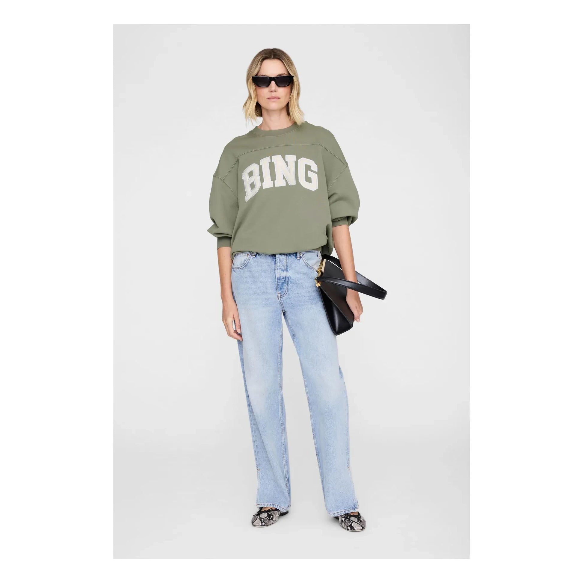 Anine Bing - Trenton Bing sweatshirt | Olive green