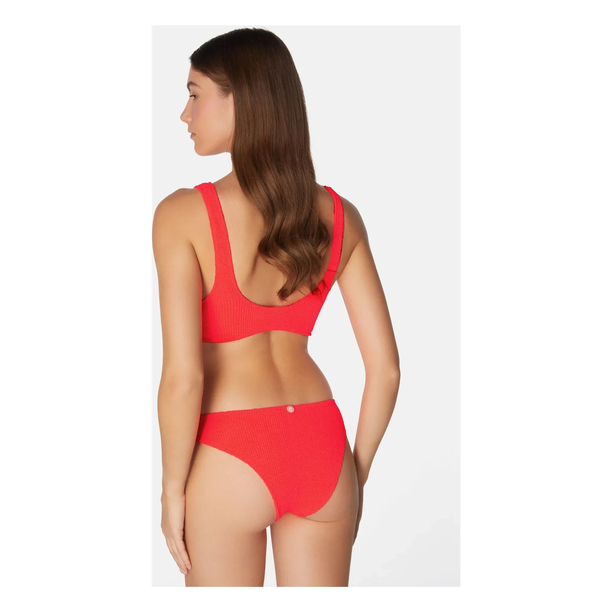Sorbet Island - Aqua Two Piece Swimsuit | Fluorescent pink