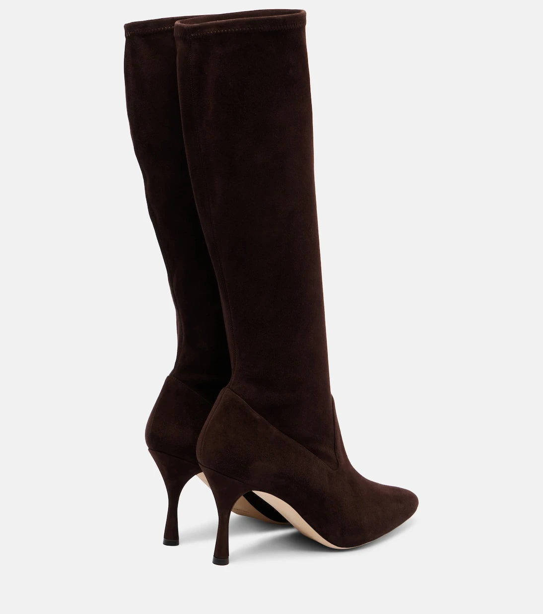 Manolo Blahnik - Myconia suede knee-high boots