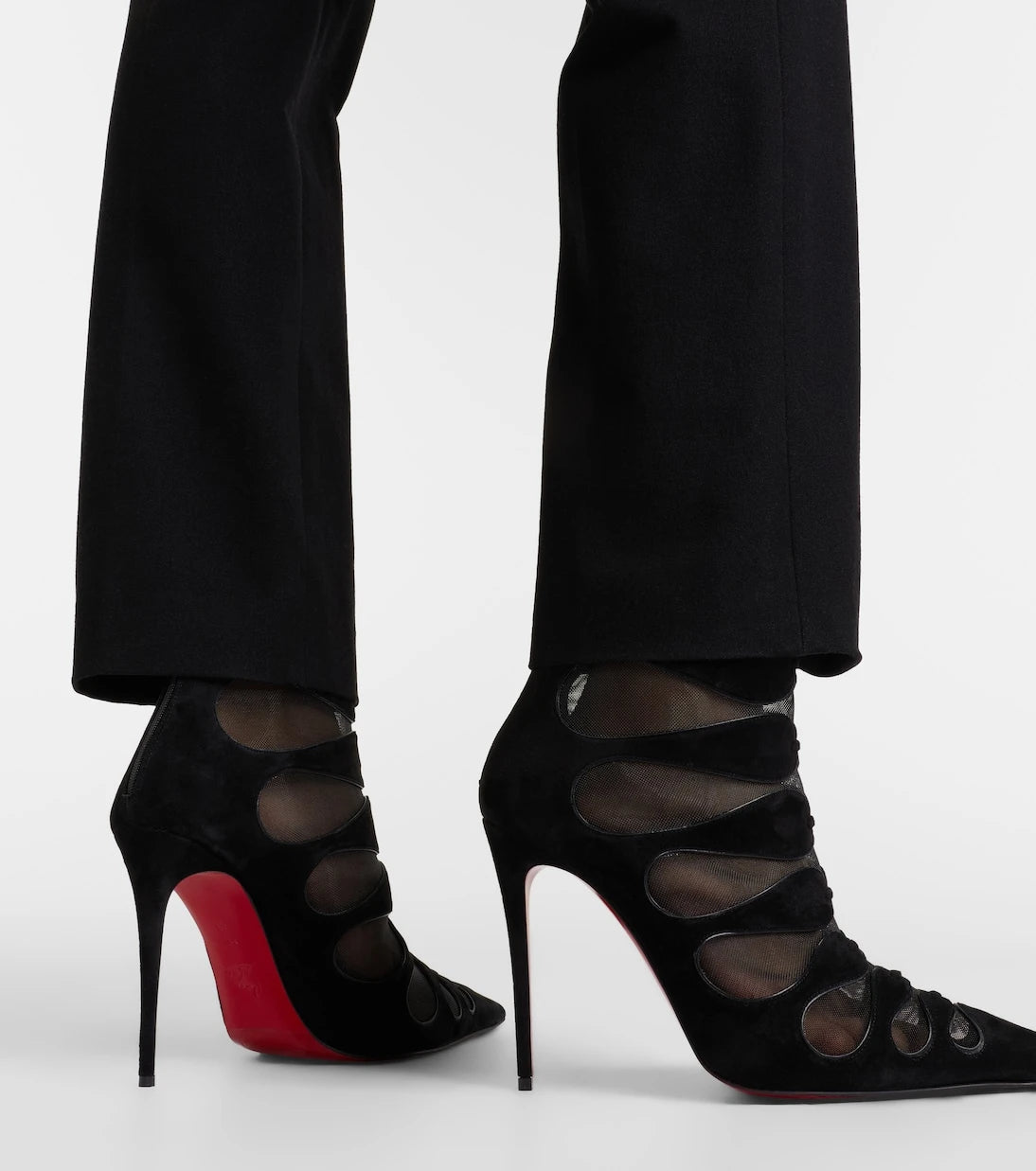 Christian Louboutin - Circus Max 100 suede ankle boots