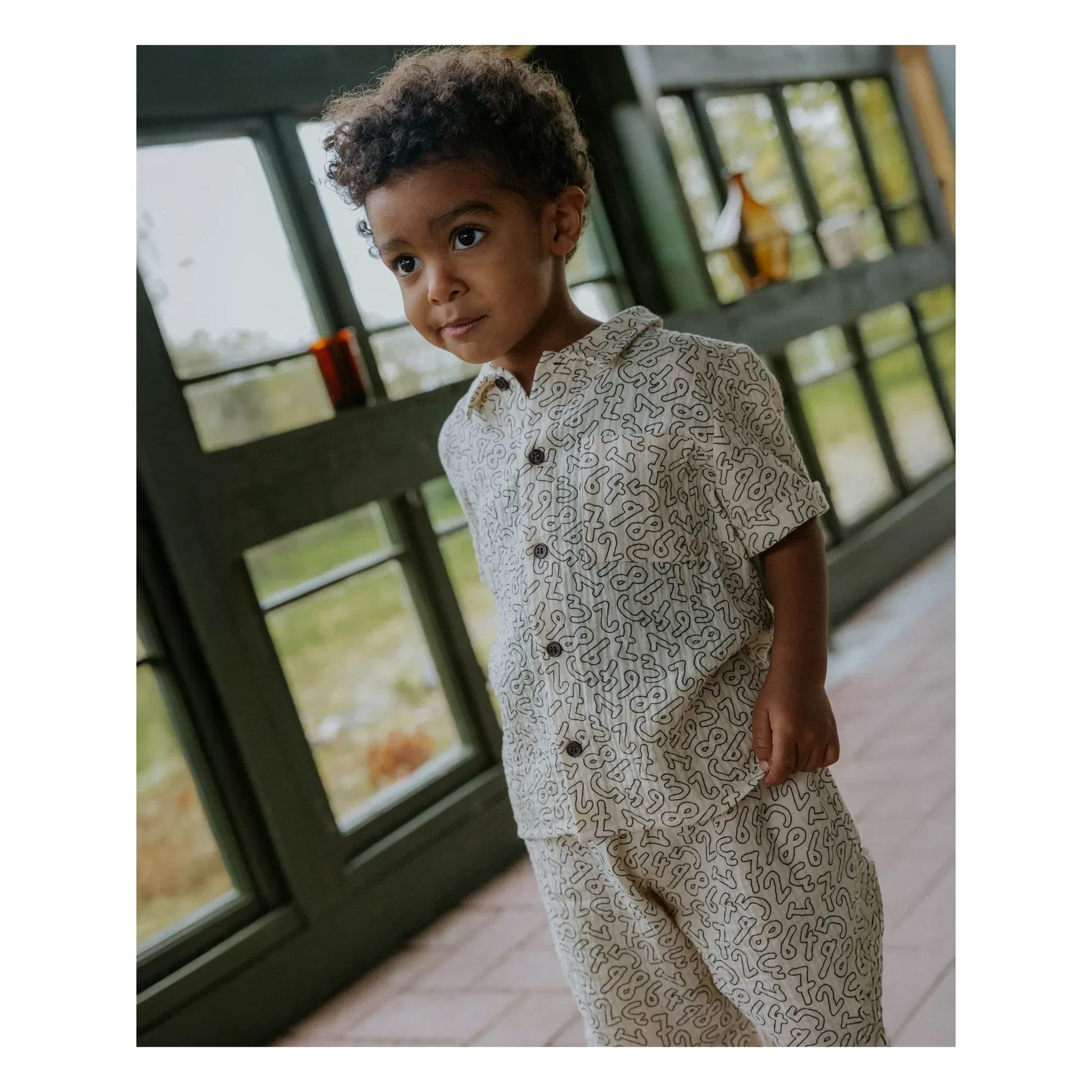 Fliink - Elmo Numbers shirt | Ecru