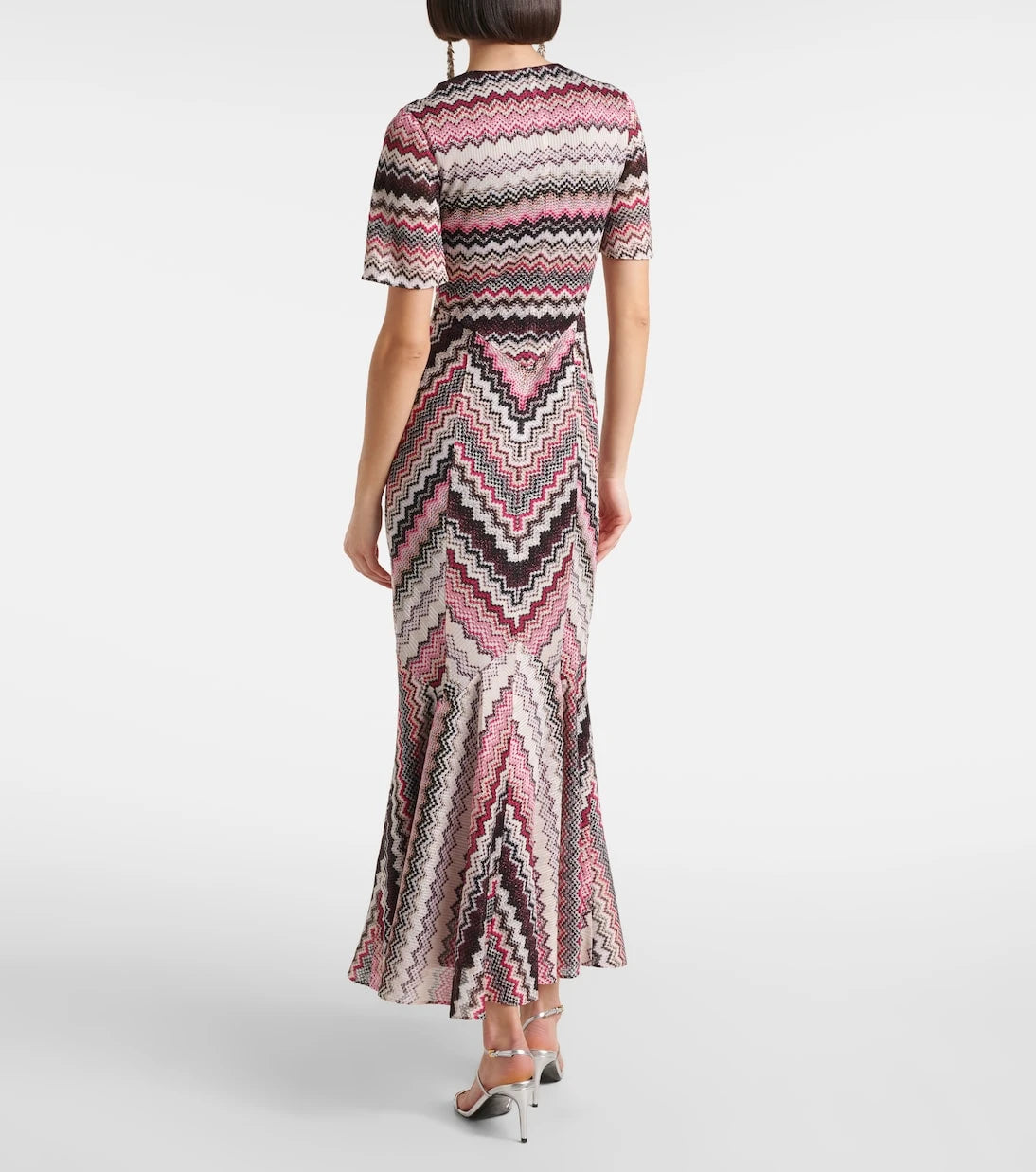 Missoni - Zigzag lamé midi dress
