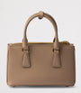 Prada Nude Mini Saffiano Leather Galleria Top-Handle Bag