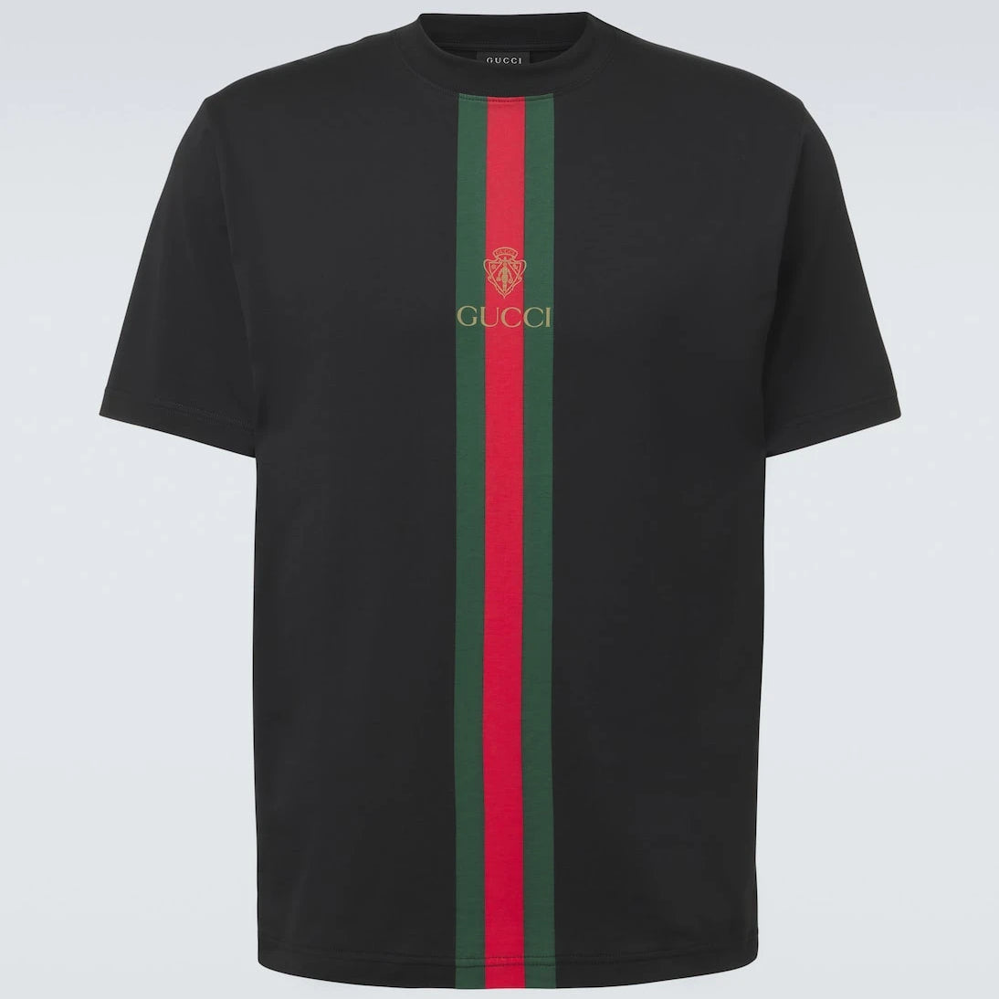 Gucci - Web Stripe cotton T-shirt
