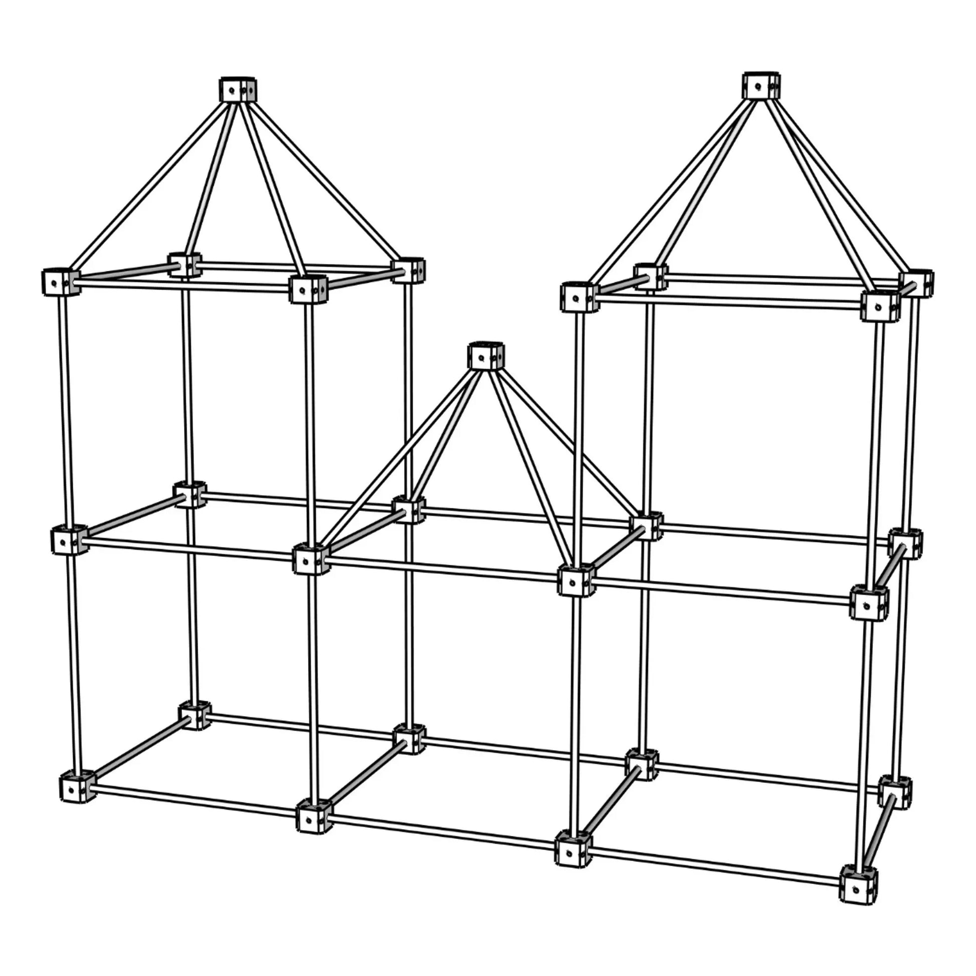 Sarbakane - Cabane à construire - Pack Castor - 111 pieces