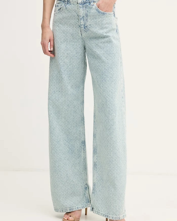 Sisley дънки wide leg дамски
