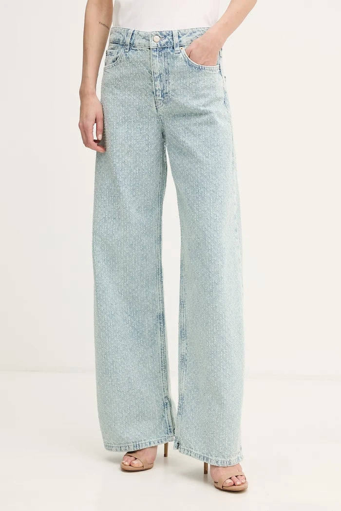 Sisley дънки wide leg дамски
