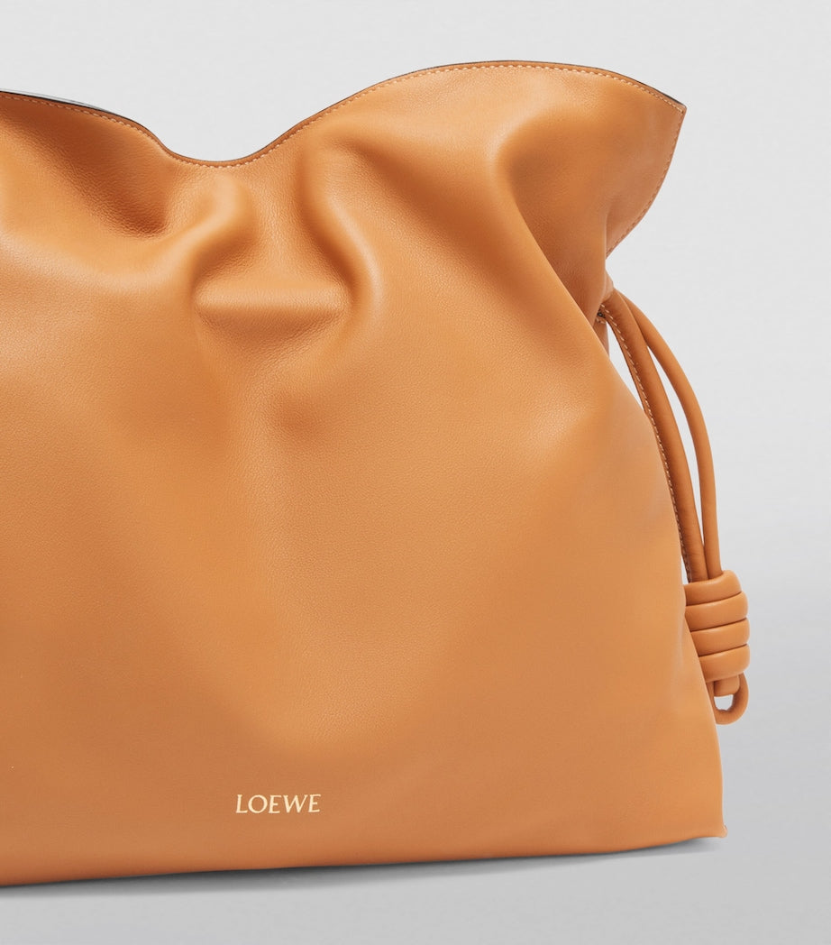 LOEWE Beige Large Flamenco Purse