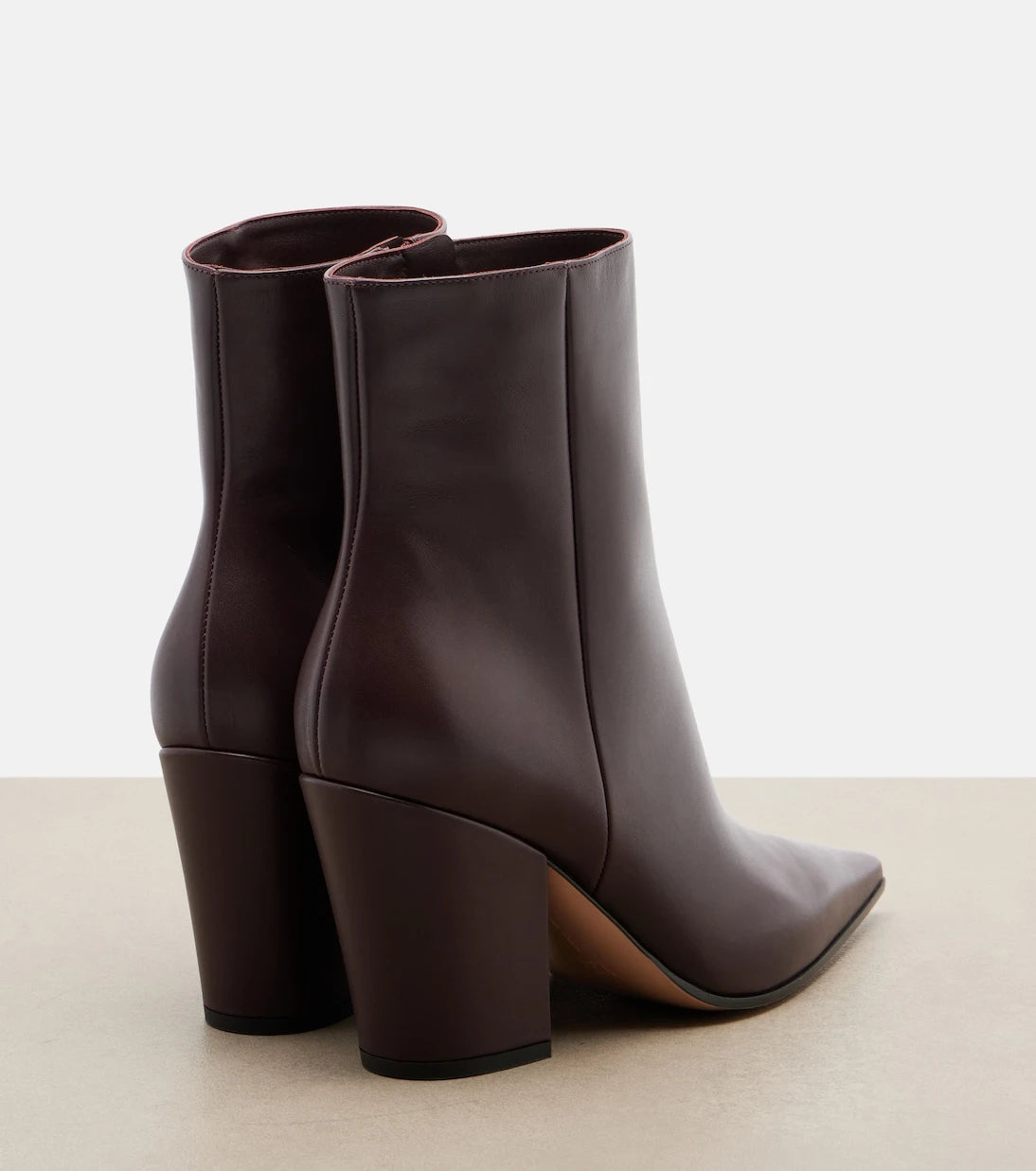 Gianvito Rossi - Keinna leather ankle boots